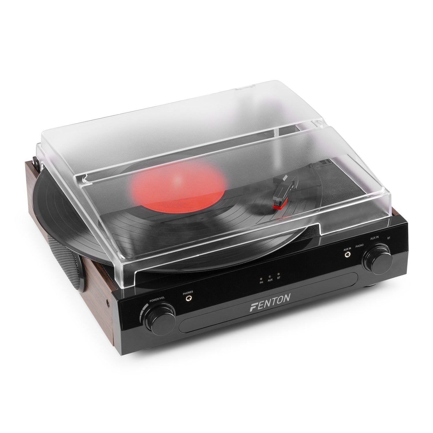 Fenton RP102B - Giradiscos BT Negro/Madera - Tempo Shop