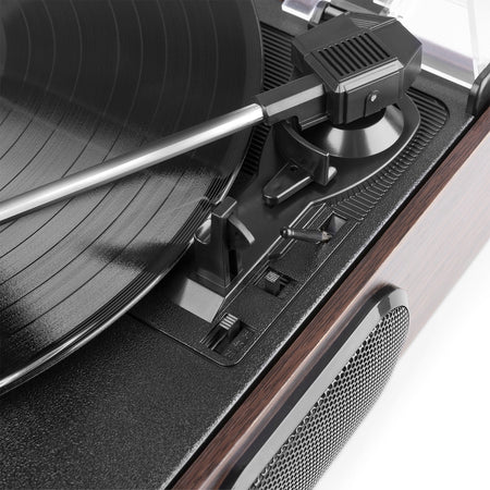 Fenton RP102B - Giradiscos BT Negro/Madera - Tempo Shop