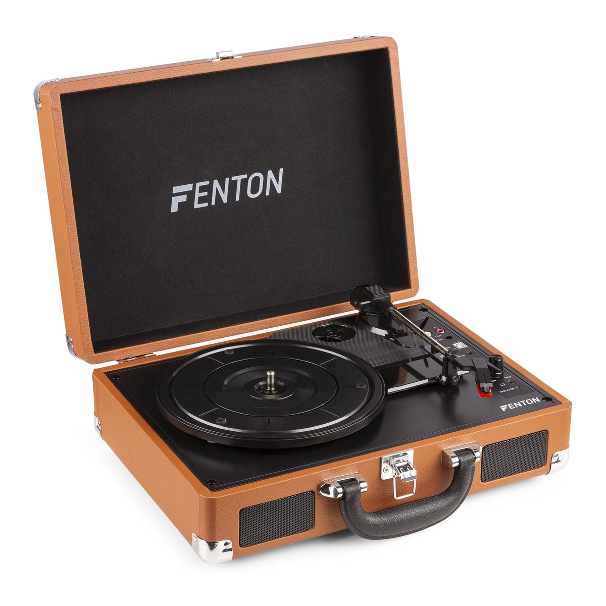 Fenton RP115F - Maleta reproductor giradiscos Marrón - Tempo Shop