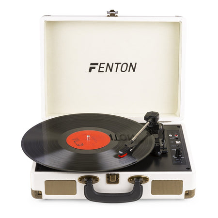 Fenton RP115G - Maleta reproductor giradiscos con BT Creme - Tempo Shop