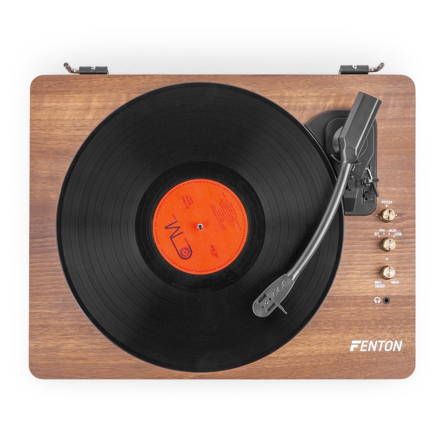 Fenton RP162 - Giradiscos HQ BT Madera de nogal - Tempo Shop