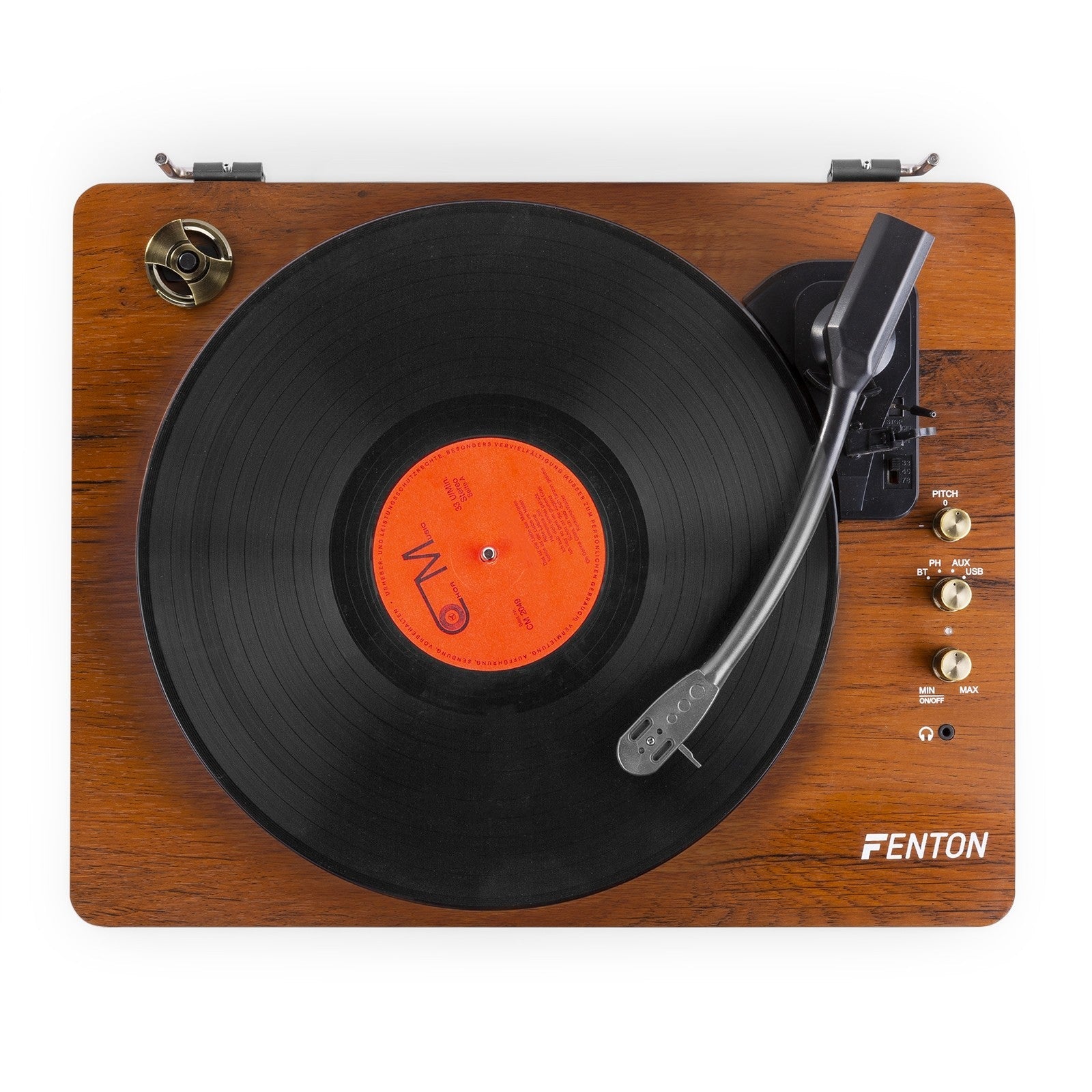 Fenton RP162D - Giradiscos HQ BT Madera oscura - Tempo Shop