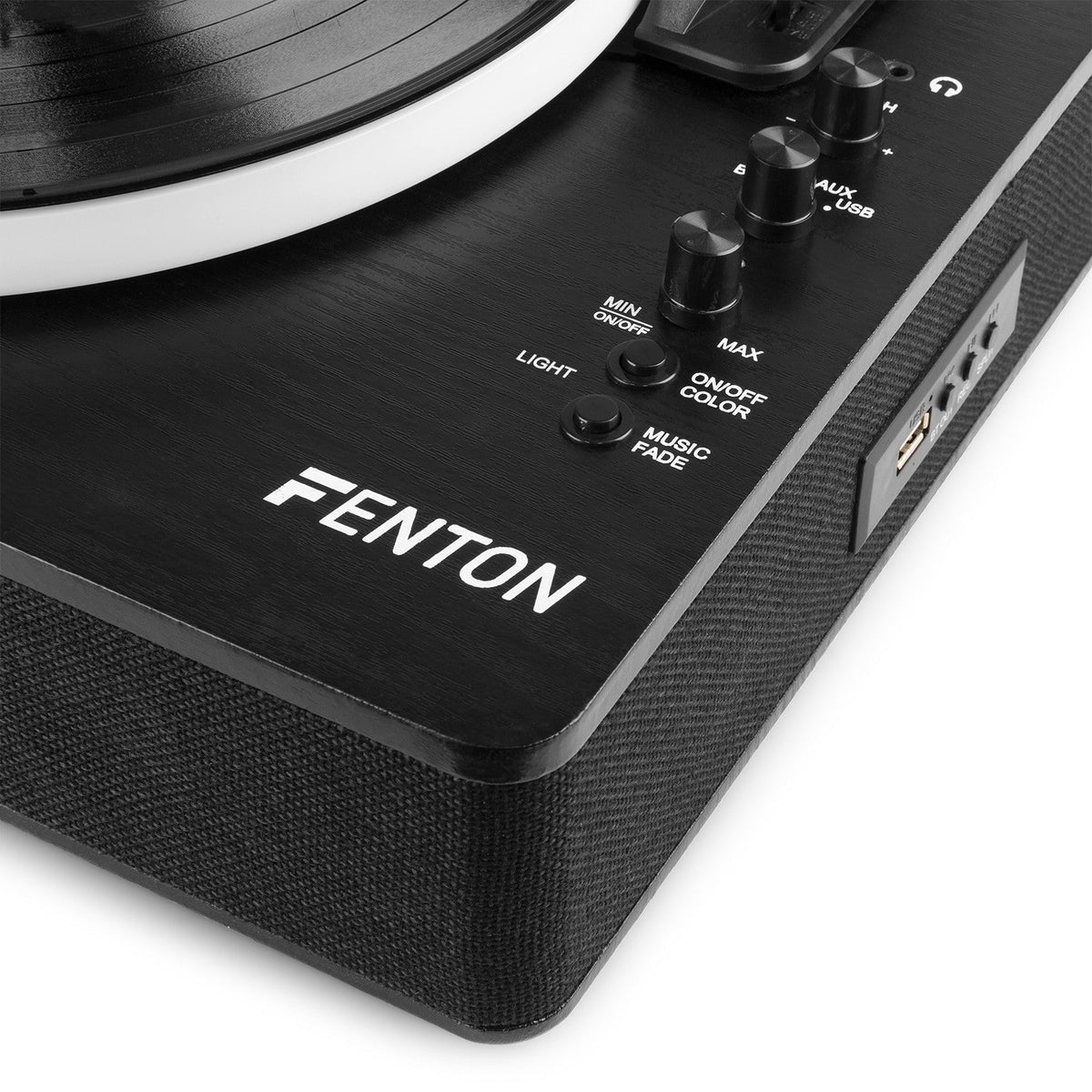 Fenton RP162LED - Giradiscos con BT in/out Negro - Tempo Shop