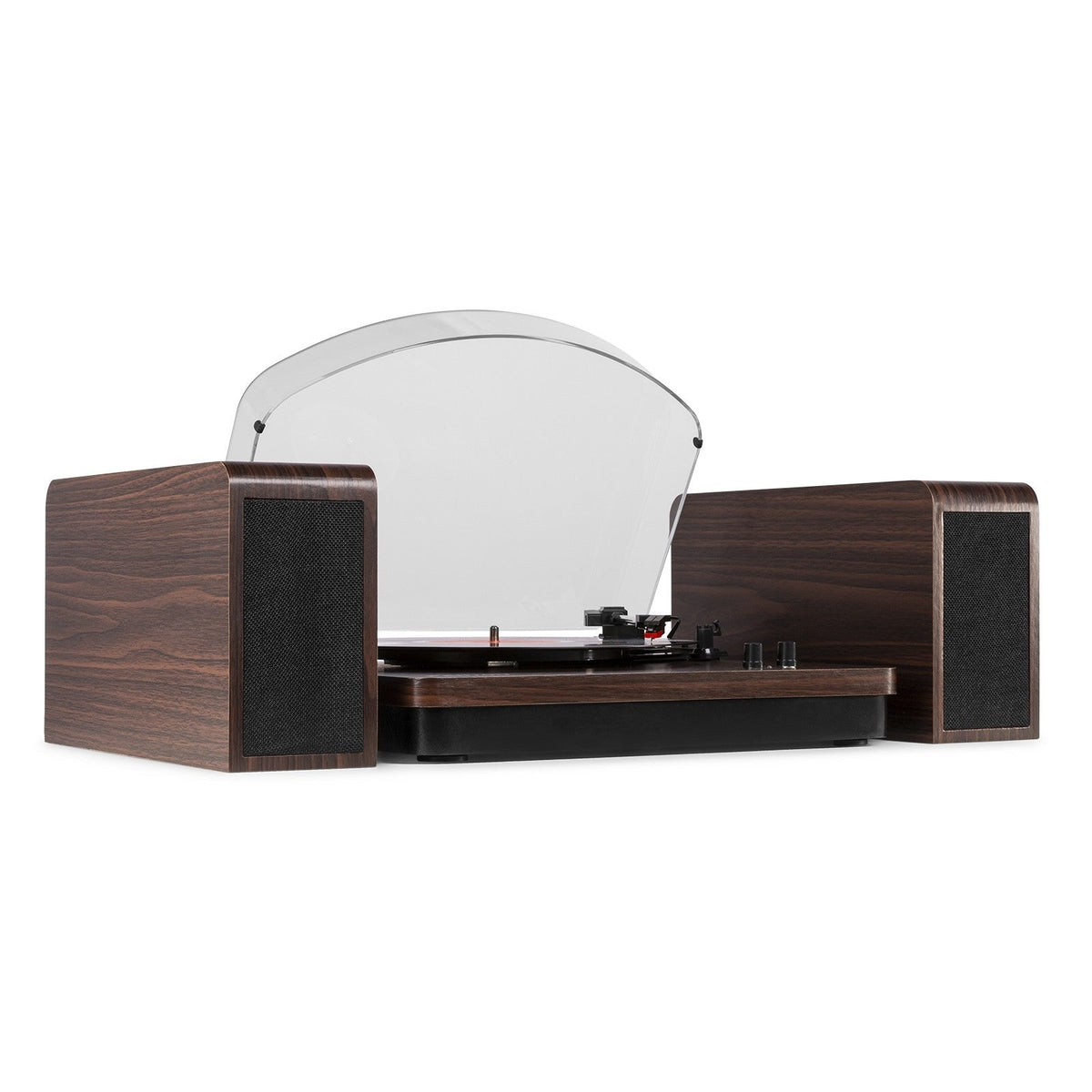 Fenton RP168DW - Giradiscos con altavoces Madera Oscura - Tempo Shop