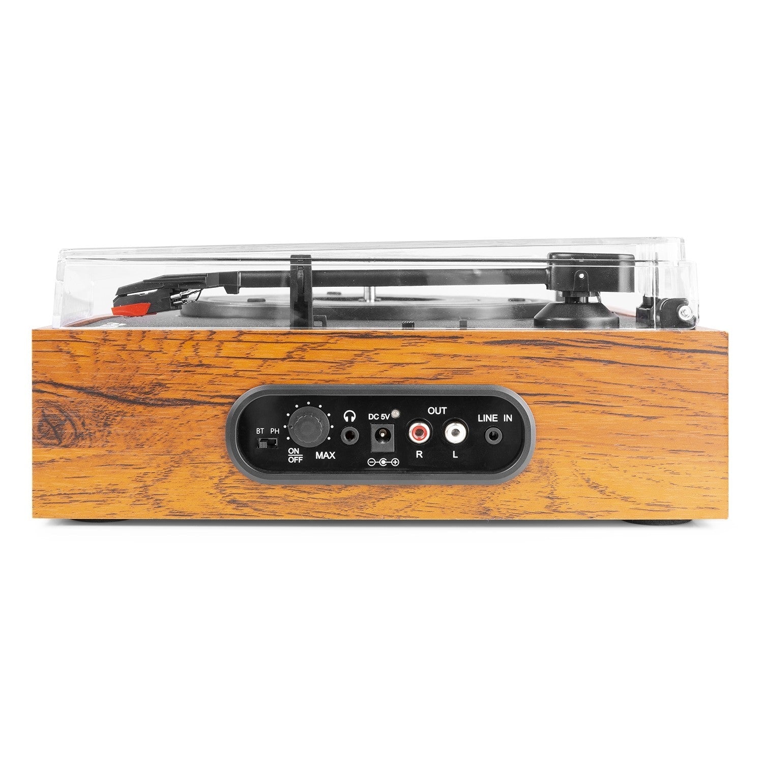 Fenton RP170L - Giradiscos con caja de almacenaje de vinilos Madera - Tempo Shop