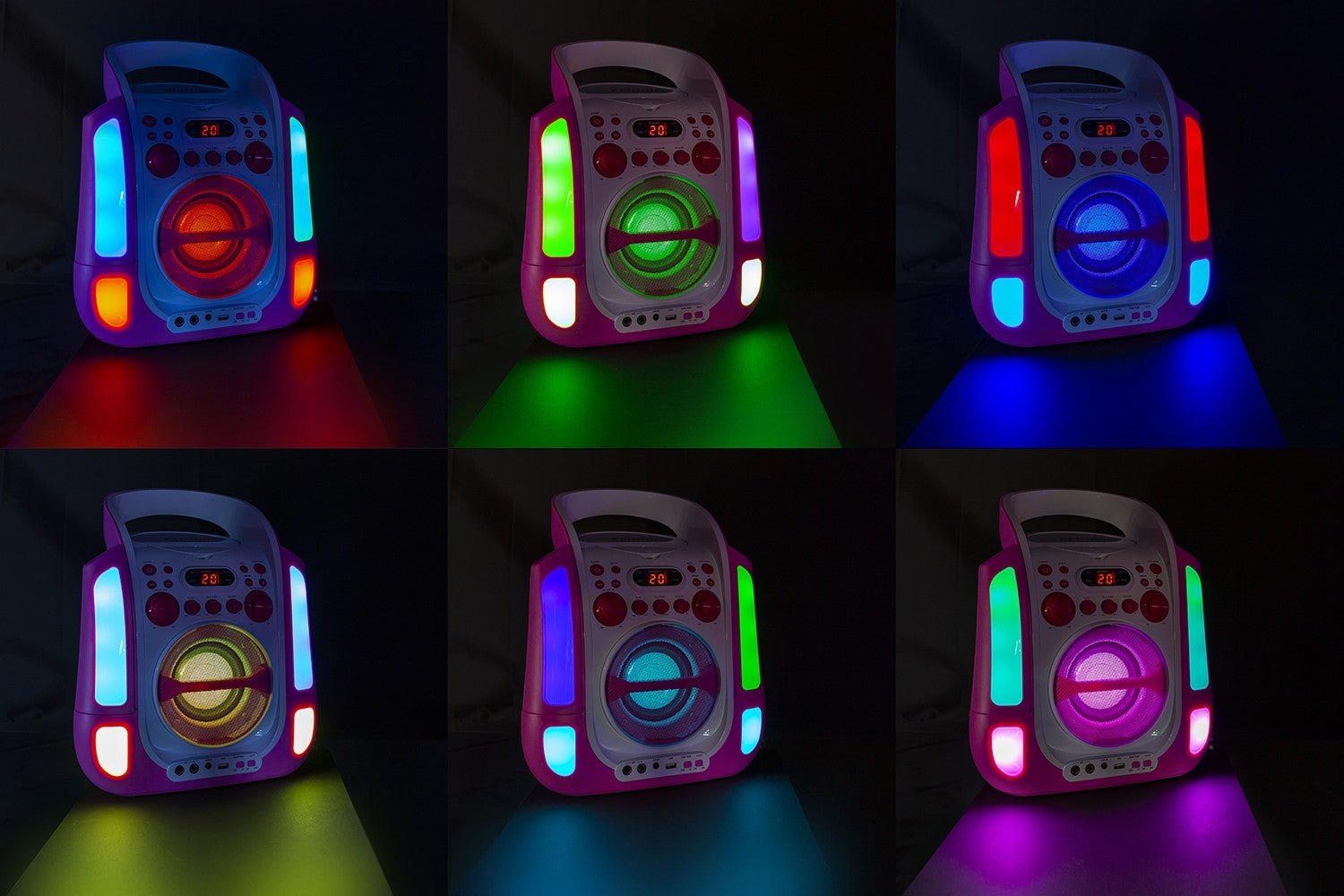 Fenton SBS30P - Sistema Karaoke con CD y 2 micros Rosa - Tempo Shop