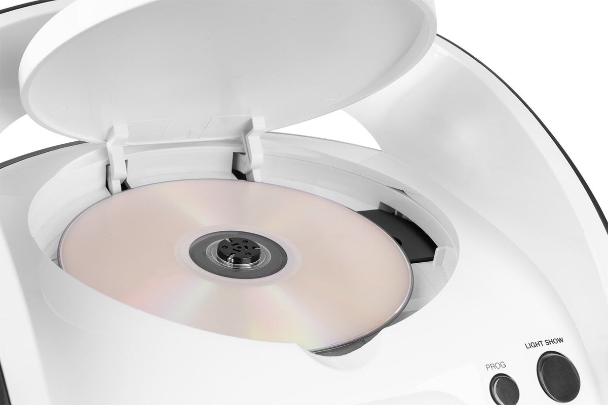 Fenton SBS30W - Sistema Karaoke con CD y 2 micros Blanco - Tempo Shop