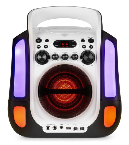 Fenton SBS30W - Sistema Karaoke con CD y 2 micros Blanco - Tempo Shop