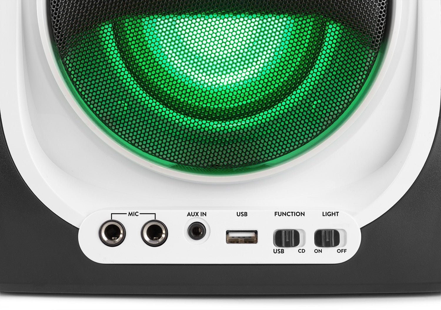 Fenton SBS30W - Sistema Karaoke con CD y 2 micros Blanco - Tempo Shop