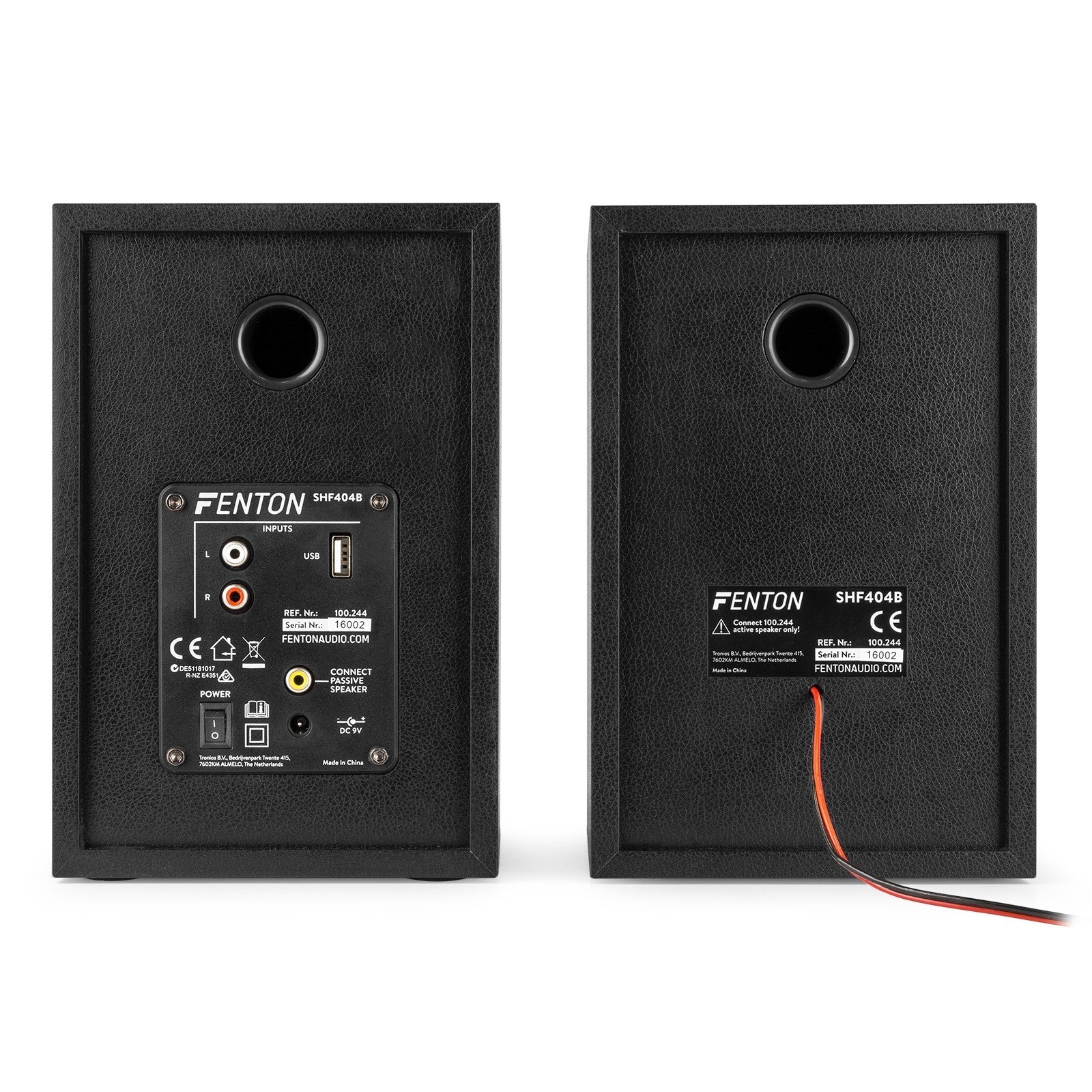 Fenton SHF404B - Altavoces de estantería activos BT 4” MP3 - Tempo Shop