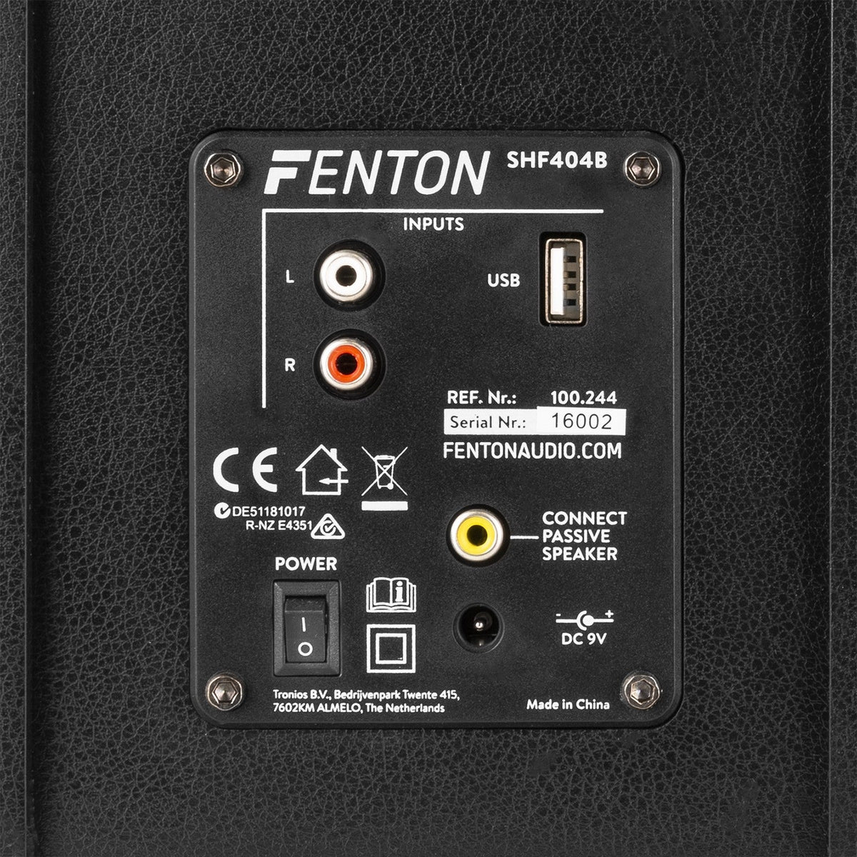 Fenton SHF404B - Altavoces de estantería activos BT 4” MP3 - Tempo Shop