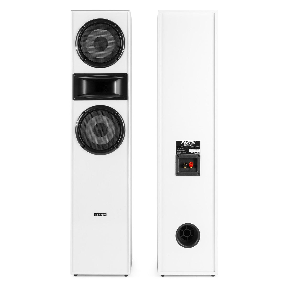 Fenton SHF700W - Bafle de torre Set 2x 6.5” Blanco - Tempo Shop