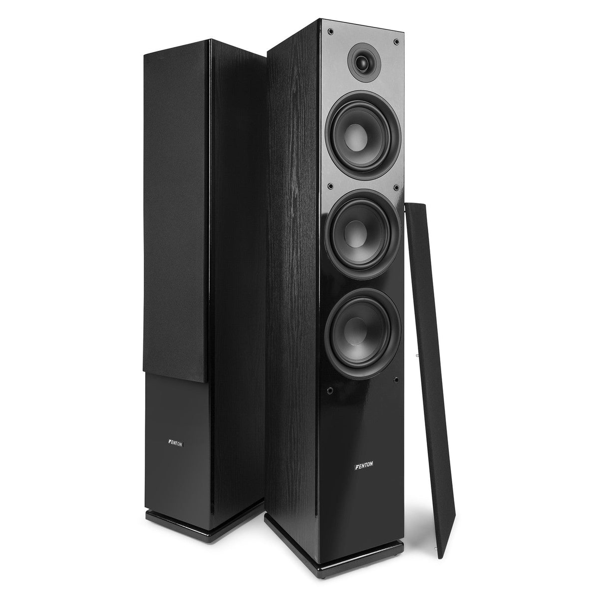 Fenton SHF80B - Bafles de torre Set 3x 6.5” Negro - Tempo Shop