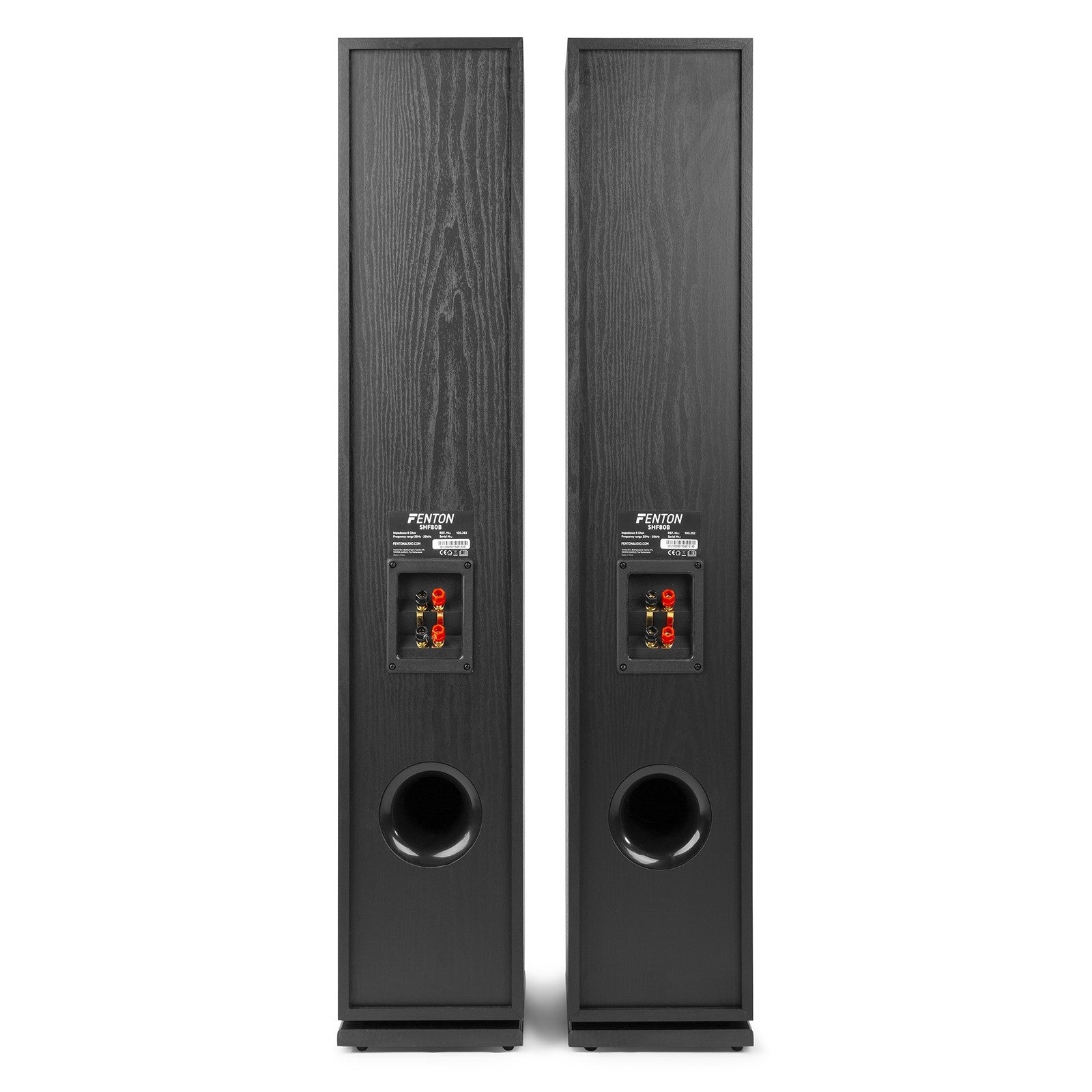 Fenton SHF80B - Bafles de torre Set 3x 6.5” Negro - Tempo Shop