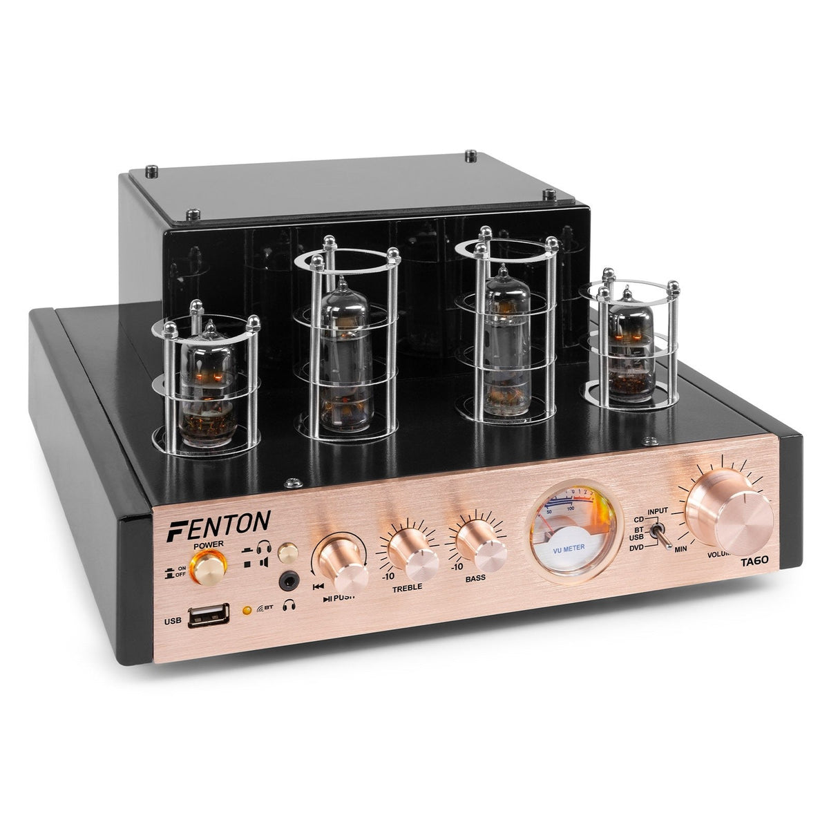 Fenton TA60 - Amplificador estéreo Híbrido Valvulas - Tempo Shop