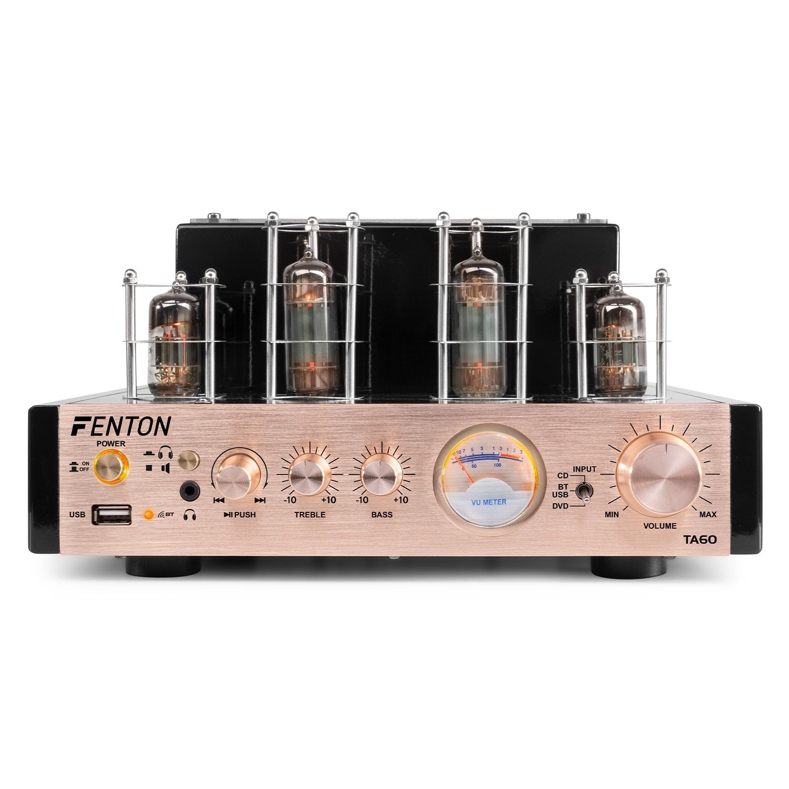 Fenton TA60 - Amplificador estéreo Híbrido Valvulas - Tempo Shop