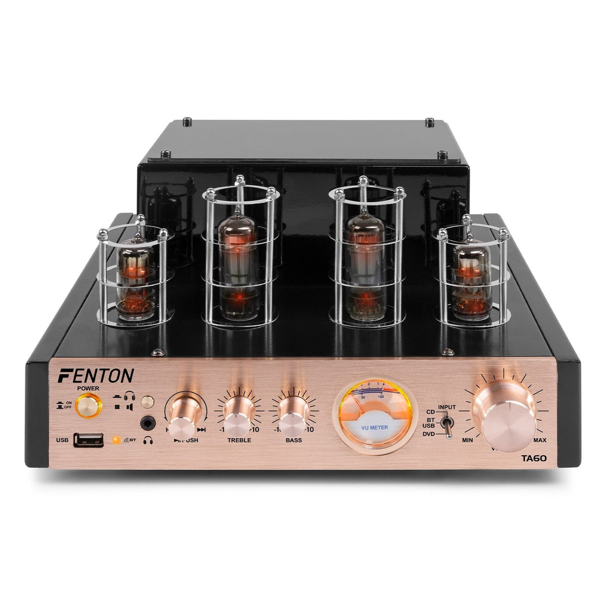 Fenton TA60 - Amplificador estéreo Híbrido Valvulas - Tempo Shop