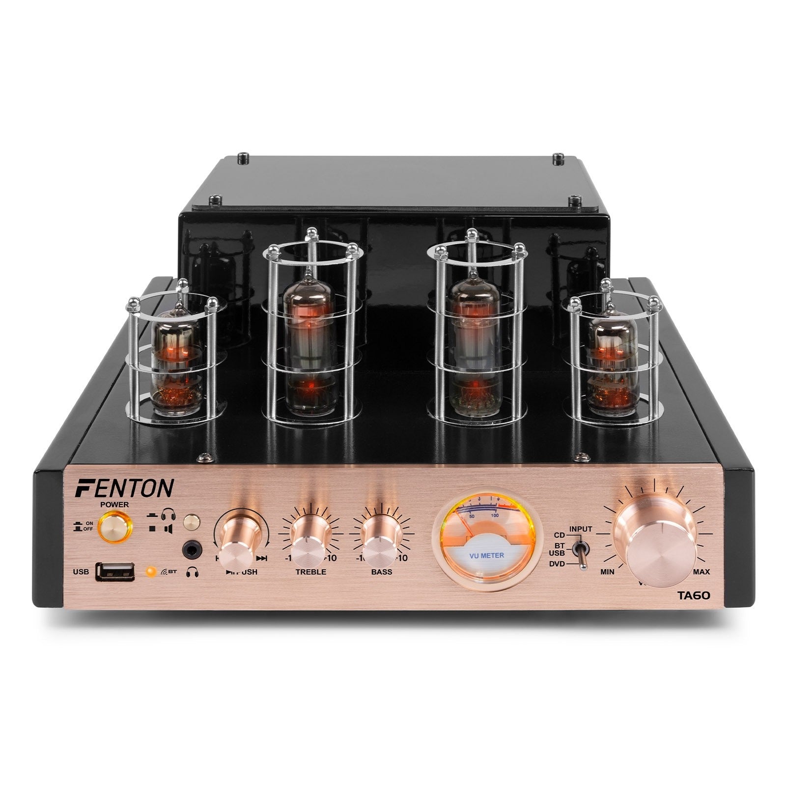 Fenton TA60 - Amplificador estéreo Híbrido Valvulas - Tempo Shop