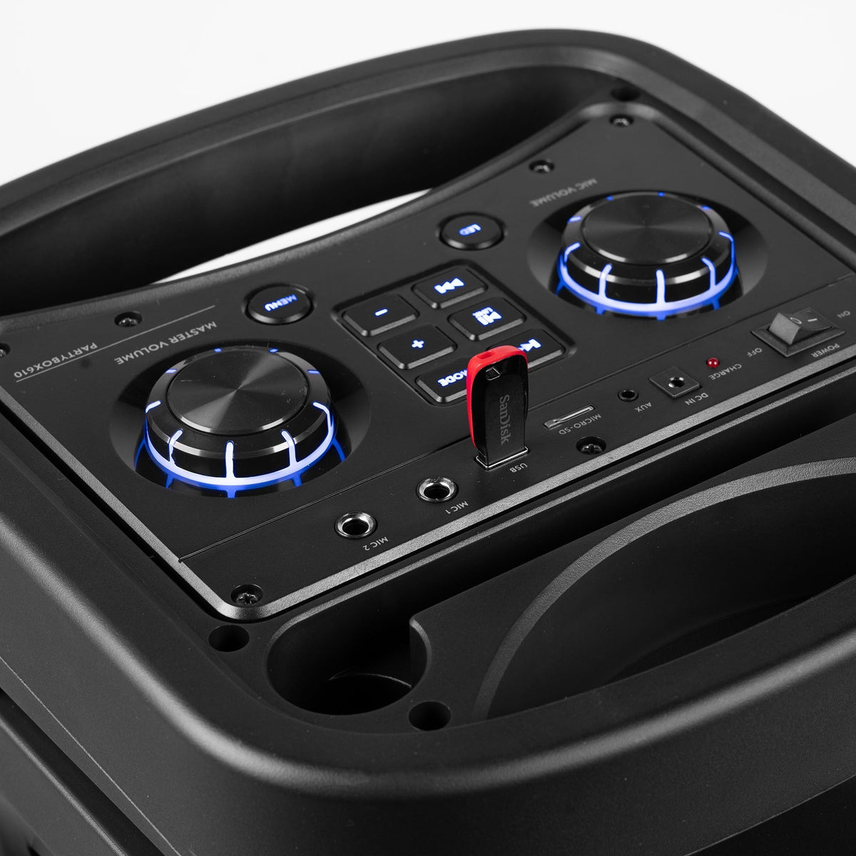 Fenton Track610 - Altavoz para fiestas con espectáculo de luces LED - Tempo Shop