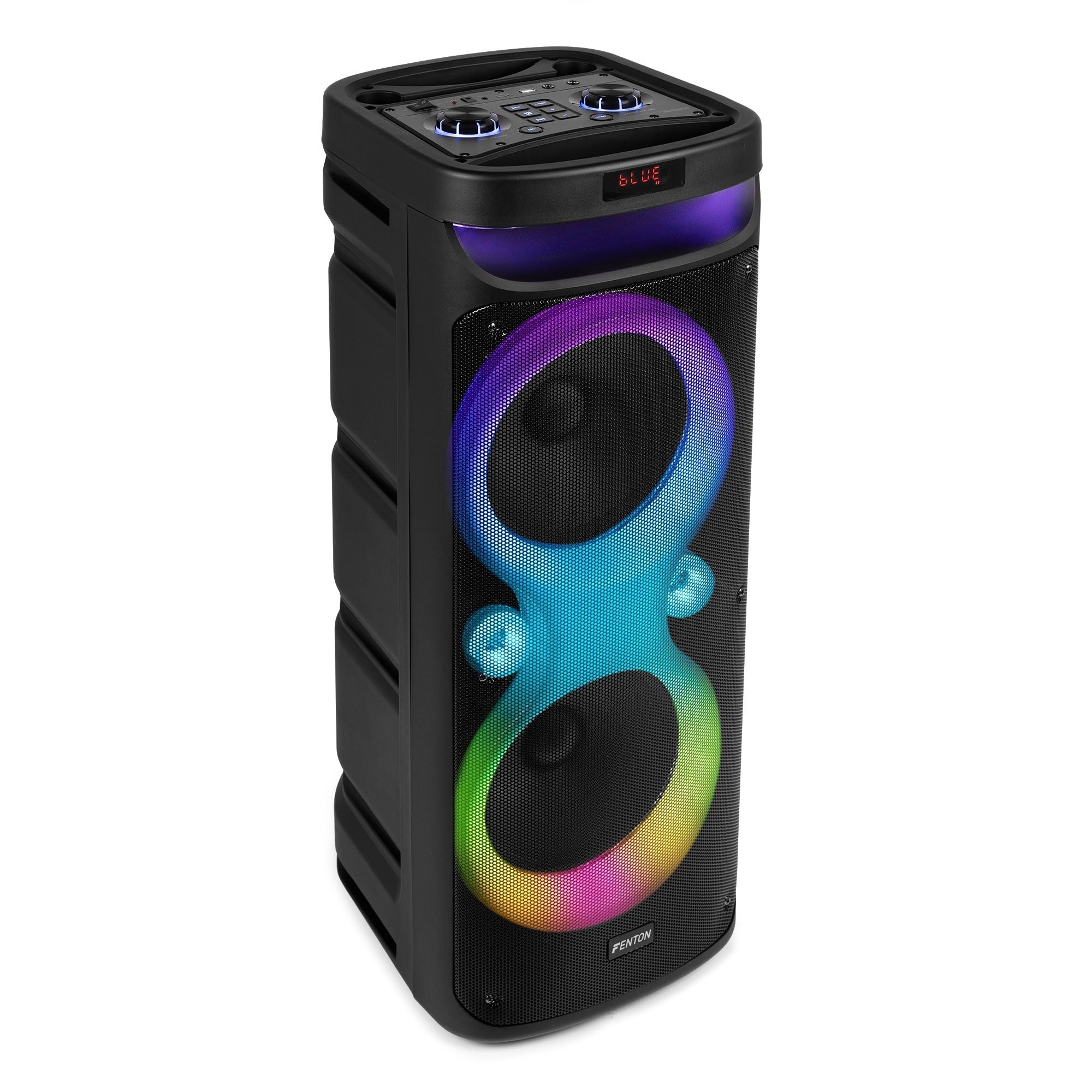 Fenton Track610 - Altavoz para fiestas con espectáculo de luces LED - Tempo Shop