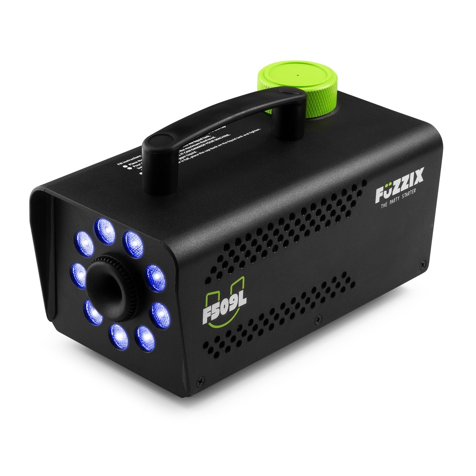 Fuzzix F509L - Máquina de humo Party 9 LEDs RGB - Tempo Shop