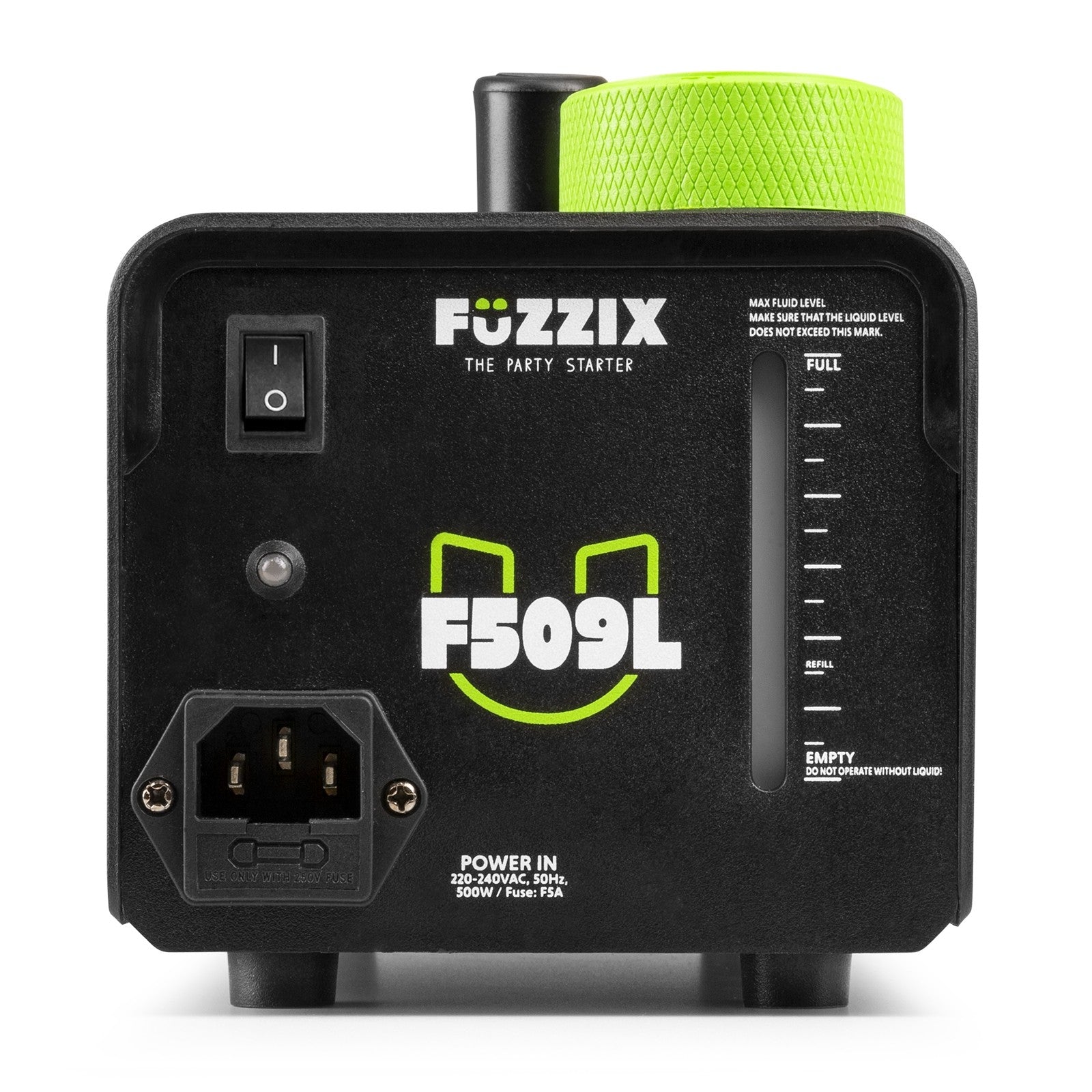 Fuzzix F509L - Máquina de humo Party 9 LEDs RGB - Tempo Shop