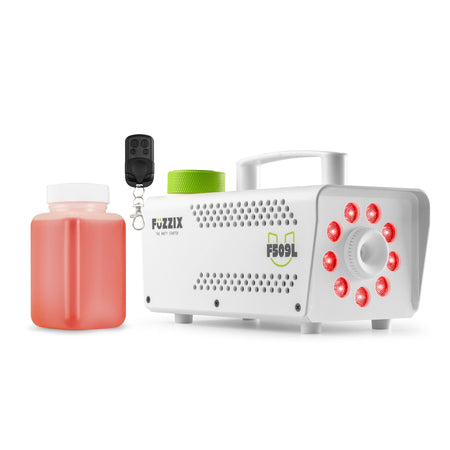 Fuzzix F509LW - Máquina de humo Party 9 LEDs RGB Edición blanca - Tempo Shop