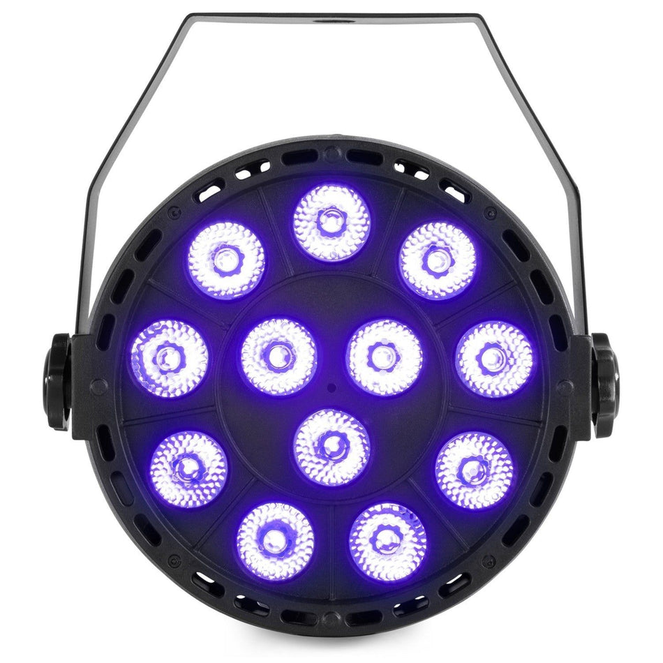 Fuzzix 153.232 - Foco PAR Party 12x1W UV DMX - Tempo Shop