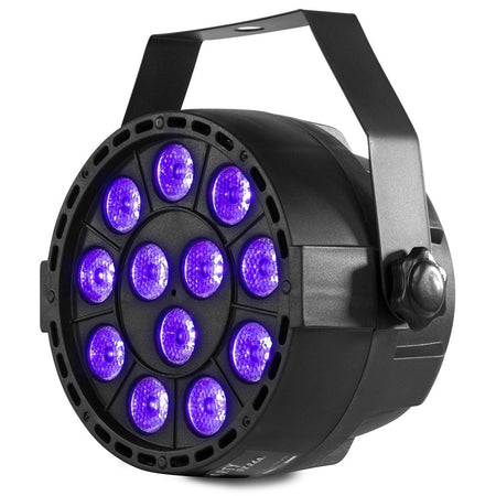 Fuzzix 153.232 - Foco PAR Party 12x1W UV DMX - Tempo Shop