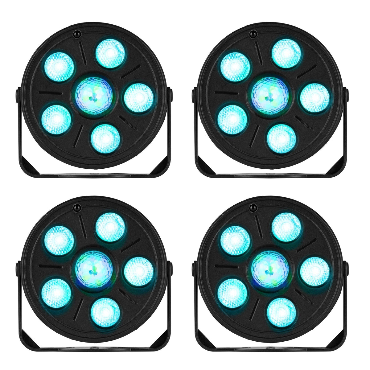 Fuzzix Comet M06 - Set de 4 Focos LED para Fiestas con Efecto Jelly Ball - Tempo Shop