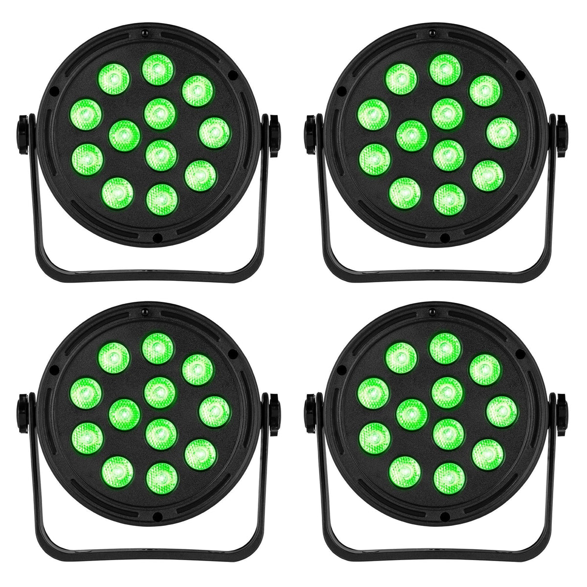 Fuzzix Comet M12 - Set de 4 Focos PAR LED para Fiestas y Eventos - Tempo Shop