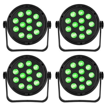 Fuzzix Comet M12 - Set de 4 Focos PAR LED para Fiestas y Eventos - Tempo Shop