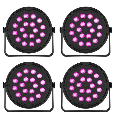 Fuzzix Comet M16 Party Set - Conjunto de 4 Focos Par LED RGB - Tempo Shop