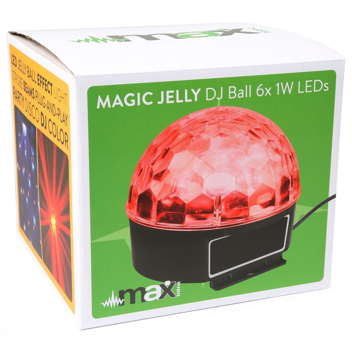 Fuzzix Magic Jelly - DJ Ball Activada por sonido 6x 1W LED - Tempo Shop