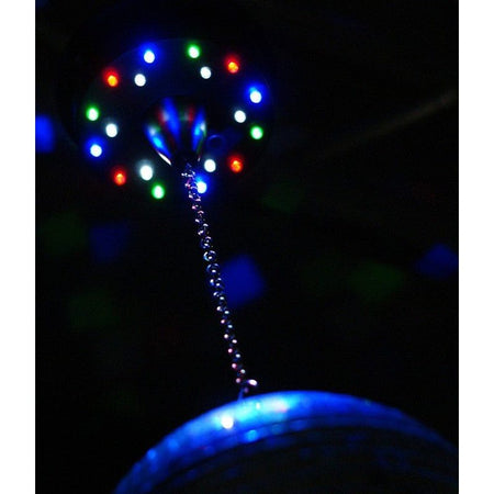 Fuzzix MBW18LED - Motor para bolas de espejos con bateria con 18 LEDs - Tempo Shop