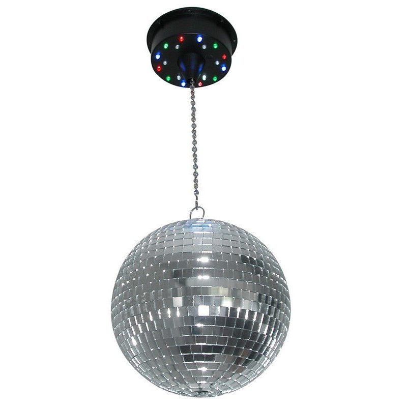 Fuzzix MBW18LED - Motor para bolas de espejos con bateria con 18 LEDs - Tempo Shop