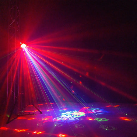 Fuzzix Stellar1 - Sistema de Iluminación Multi DJ 5 en 1 con Efectos LED y Patrones - Tempo Shop