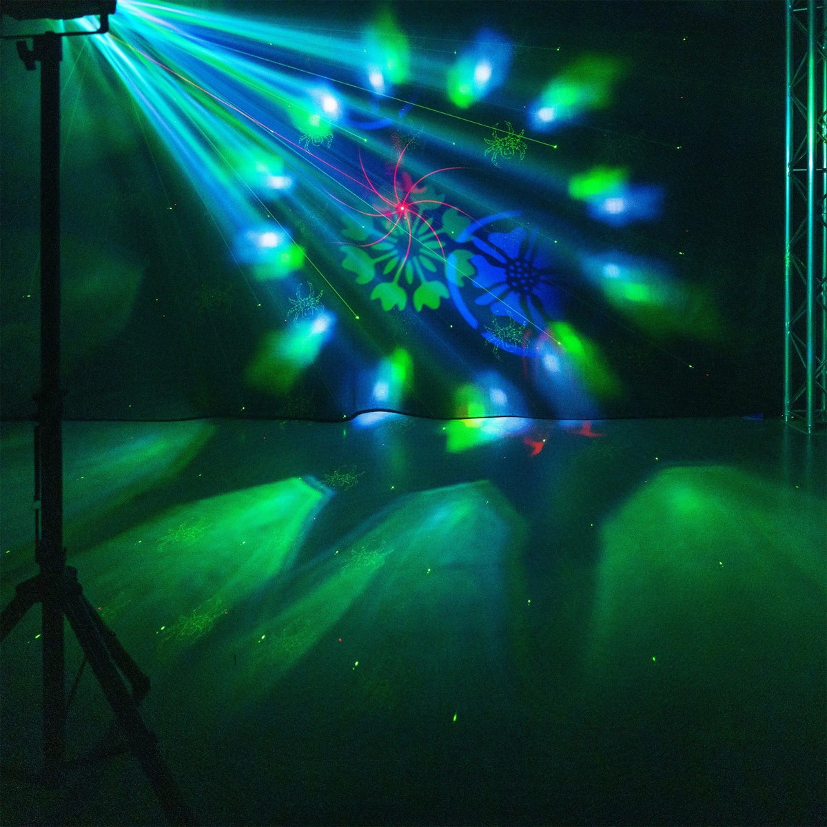 Fuzzix Stellar2 - Sistema de Iluminación Multi-Efectos 5 en 1 para DJ y Eventos - Tempo Shop