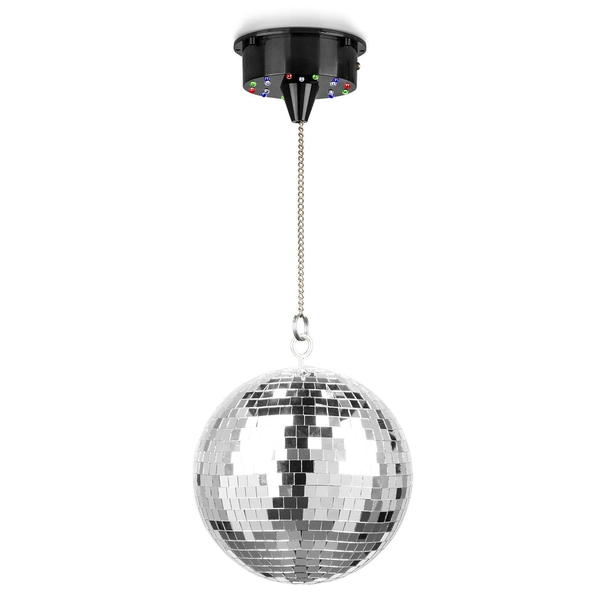 Fuzzix MB20ML - Bola de disco con motor 18 LEDs, 20 cm - Tempo Shop