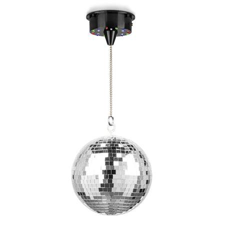 Fuzzix MB20ML - Bola de disco con motor 18 LEDs, 20 cm - Tempo Shop