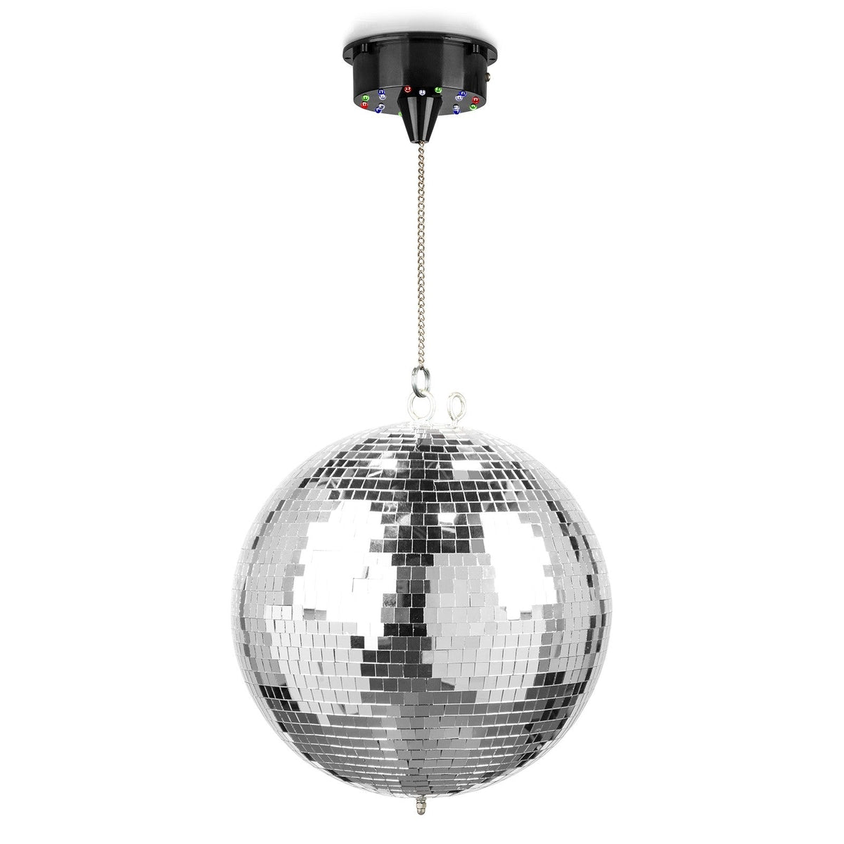 Fuzzix MB30ML - Bola de disco con motor 18 LEDs, 30cm - Tempo Shop