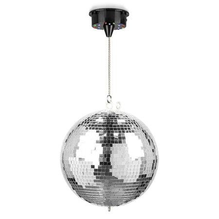 Fuzzix MB30ML - Bola de disco con motor 18 LEDs, 30cm - Tempo Shop