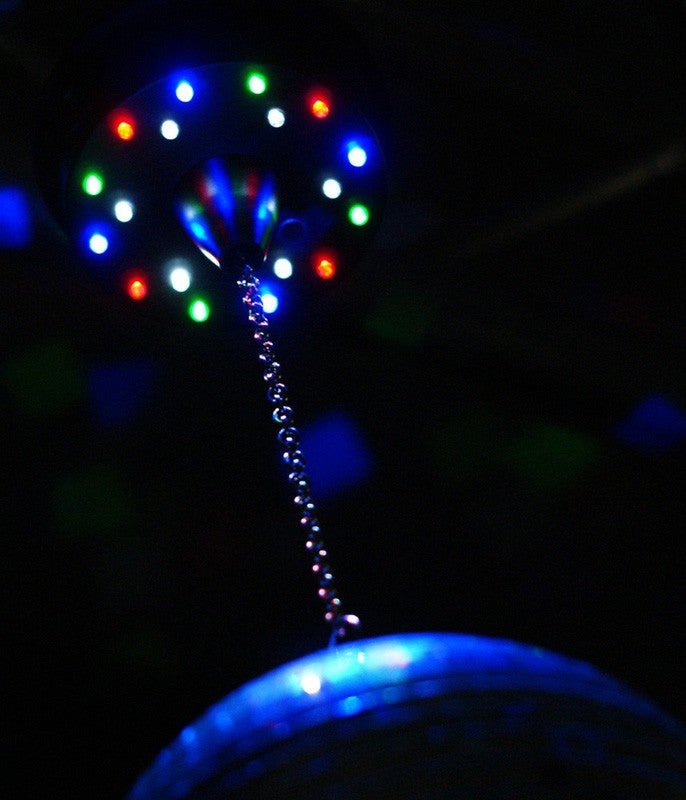 Fuzzix MBW18LED - Motor para bolas de espejos con bateria con 18 LEDs - Tempo Shop