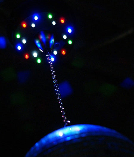 Fuzzix MBW18LED - Motor para bolas de espejos con bateria con 18 LEDs - Tempo Shop