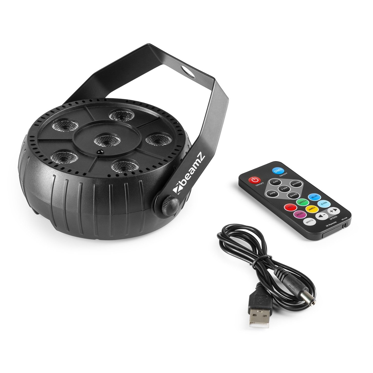 Fuzzix PLP10 - Foco Par Party con batería 6x 2W RGB - Tempo Shop