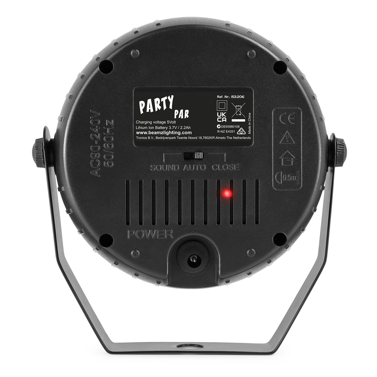 Fuzzix PLP10 - Foco Par Party con batería 6x 2W RGB - Tempo Shop