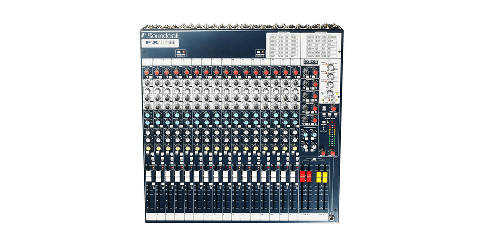 Soundcraft FX16II – Mesa de mezclas de alto rendimiento con efectos Lexicon®