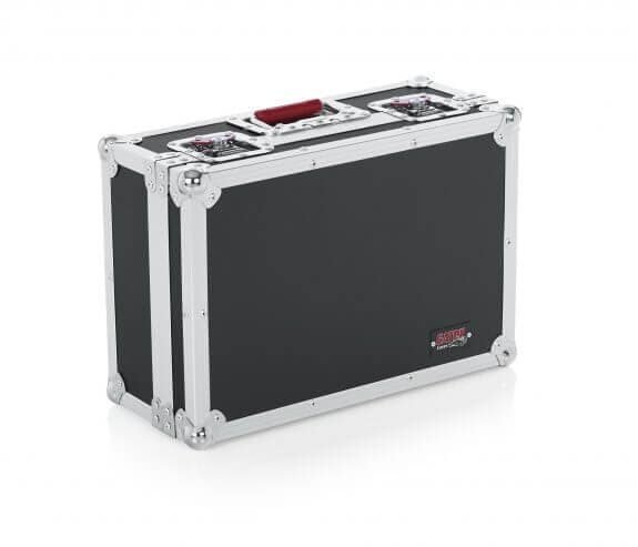 Gator G-TOUR-M15 - Flightcase ATA para 15 micrófonos con compartimento para cables