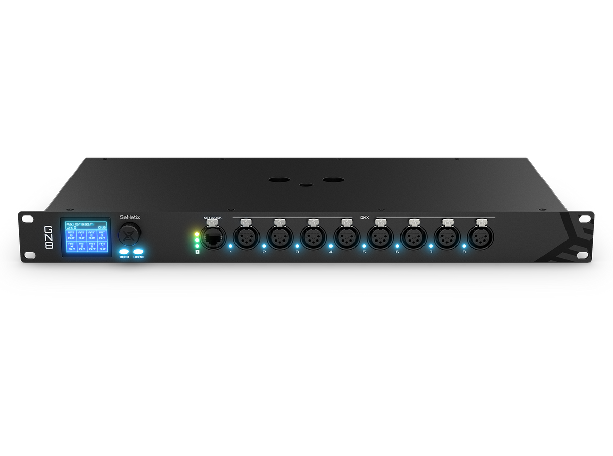 ChamSys GeNetix GN8 - nodo DMX de 8 puertos