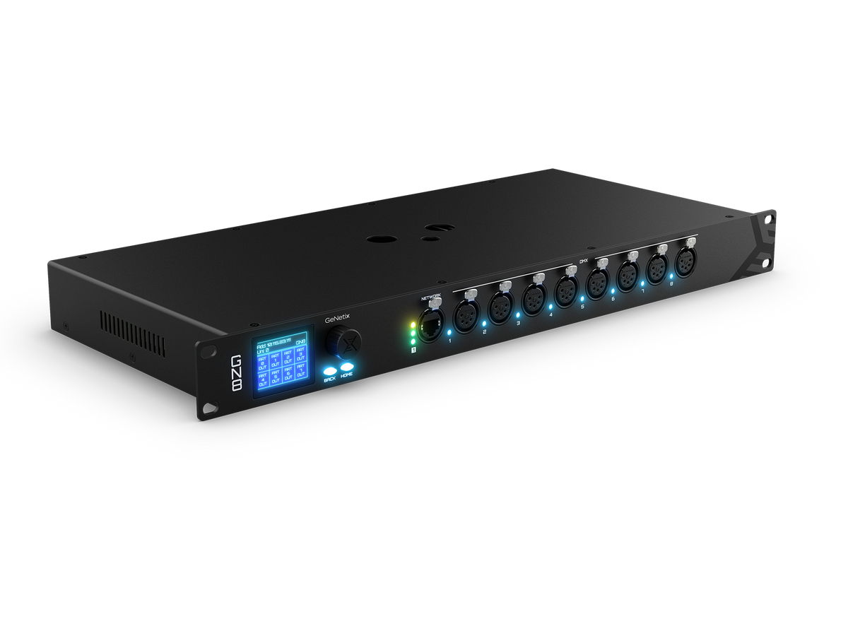ChamSys GeNetix GN8 - nodo DMX de 8 puertos